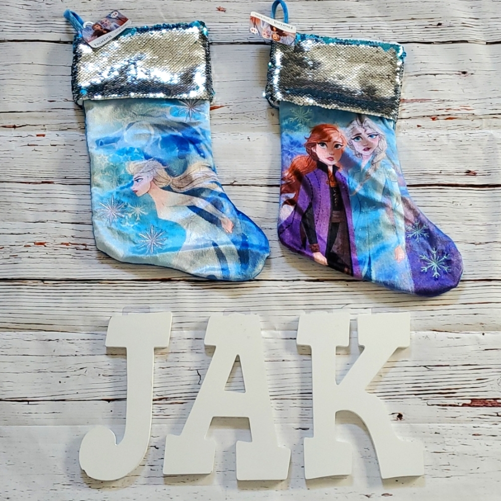 🆕️ DISNEY FROZEN II FLIP SEQUINS CHRISTMAS STOCKING 🌲